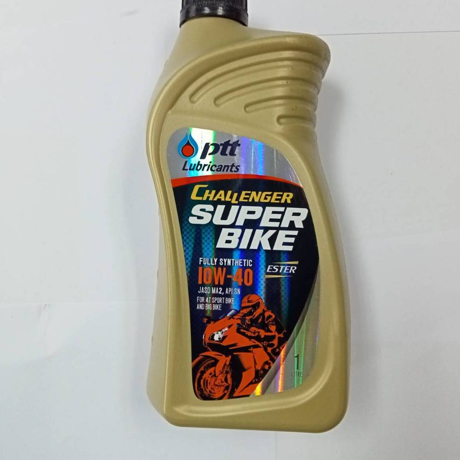 น้ำมันเครื่อง ptt superbike 10w40 สำหรับ  ใส่ได้ทุกรุ่น
