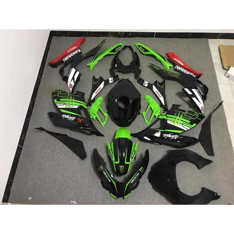 ชุดแฟริ่ง kawasaki ninja 400 kawasaki ninja 250 ตัวใหม่ชุดแต่งชุดสีแต่ง kawasaki 250 400 ninja 250 n