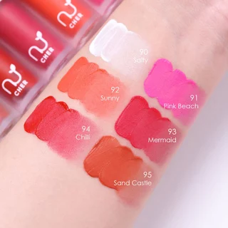 CHER Vit C 3 in 1 Cloudy Blush (Oil-free) เฌอ บลัชซัมเมอร์วิตซี เนื้อกำมะหยี่ ทาได้ทั้งแก้ม ตา ปาก