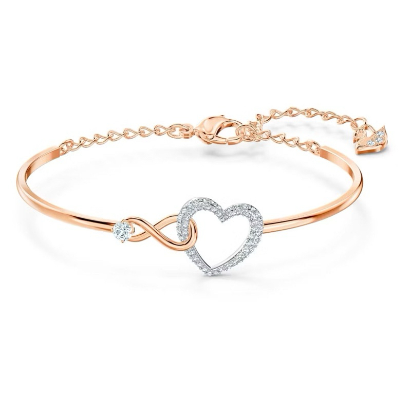 🚚สินค้าพร้อมส่งในไทย🚚Swarovsk Infinity Hyperbola Bracelet กำไล 5518869 20cm วันวาเลนไทน์ รูปที่ 9