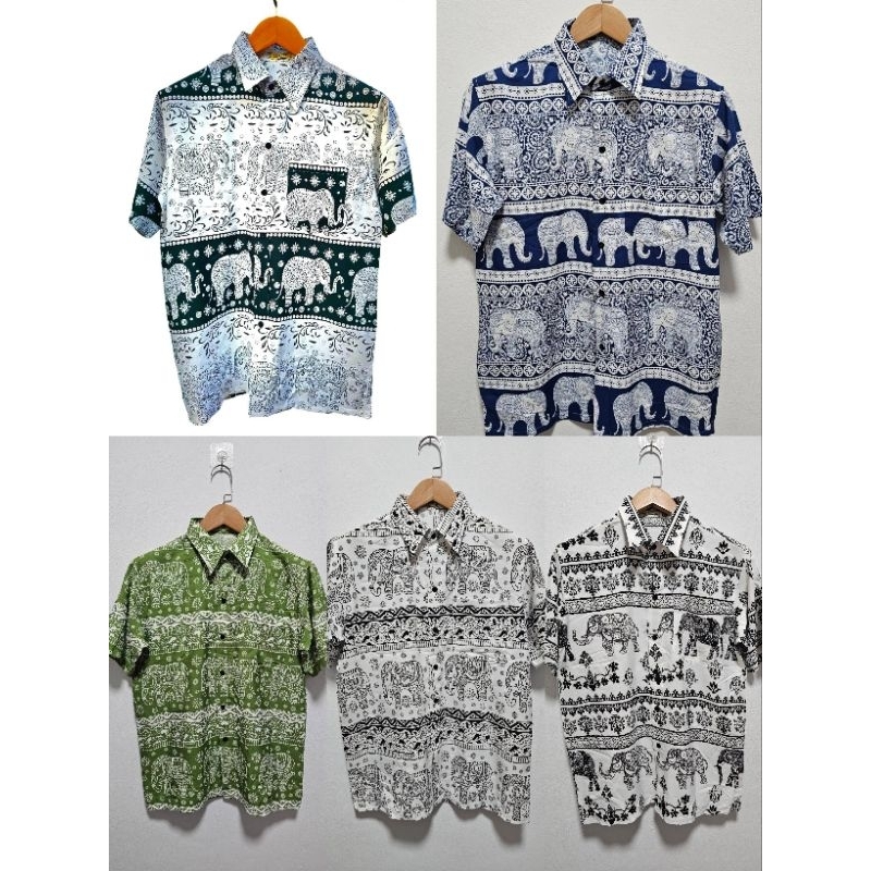 View Vi Shop น้องช้าง ผ้าไหมอิตาลี ไม่ต้องรีด ไม่ยับ เสื้อเชิ้ตชายตรง เสื้อเชิ้ตวินเทจ เสื้อเชิ้ตแฟชั่น เสื้อฮาวาย