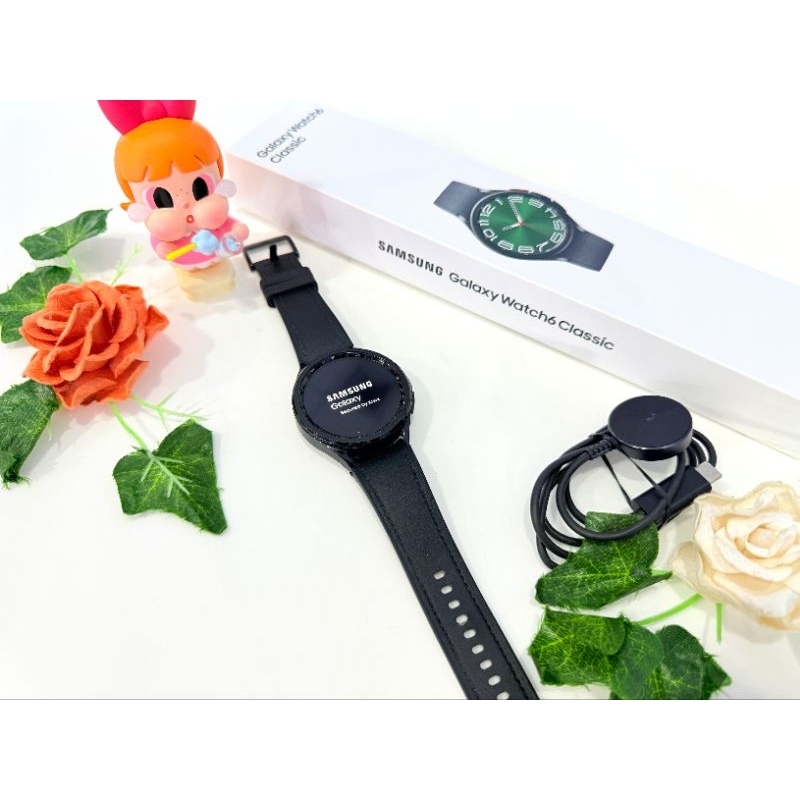 Samsung Galaxy Watch 6 Classic 47mm (SM-R960) WiFi - GPS - Bluetooth สภาพสวย มีรอยเล็กน้อย อุปกรณ์มี