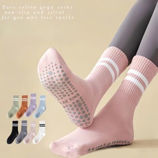 ถุงเท้าบัลเล่ต์ ผ้าฝ้าย กันลื่น ให้ความอบอุ่น คุณภาพสูง เหมา…