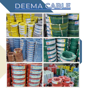 DEEMA สายไฟทองแดงTHW1x1.5 ดีม่า ขนาด 100 เมตร มอก.TIS11 PART 3-2553
