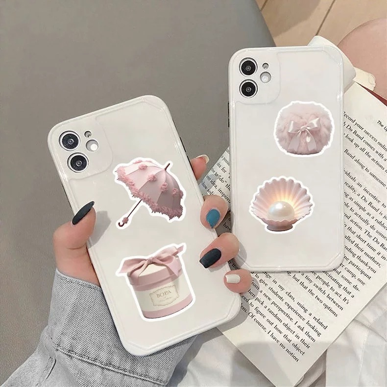 1 แพ็ก 50 ชิ้น สีชมพู บัลเล่ต์ การ์ตูน สติ๊กเกอร์ ใช้ตกแต่งกระเป๋าเดินทาง เคสไอแพด แก้วน้ำ เคสโทรศัพท์ แล็ปท็อป กีตาร์ - รูปที่ 6