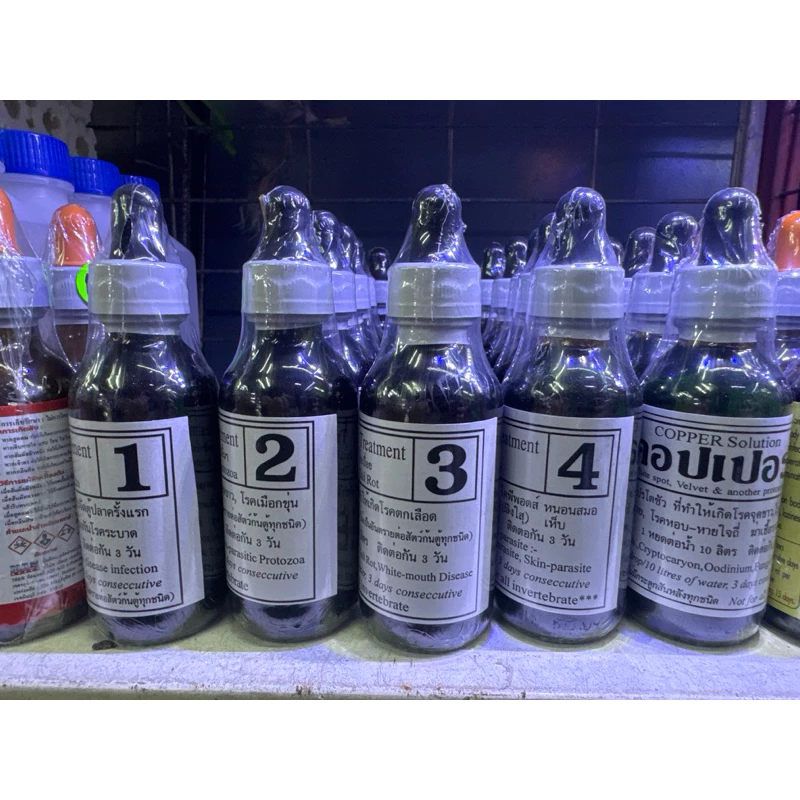 Bio-knock 1-2-3-4 คอปเปอร์ 60 ml สำหรับตู้ปลา