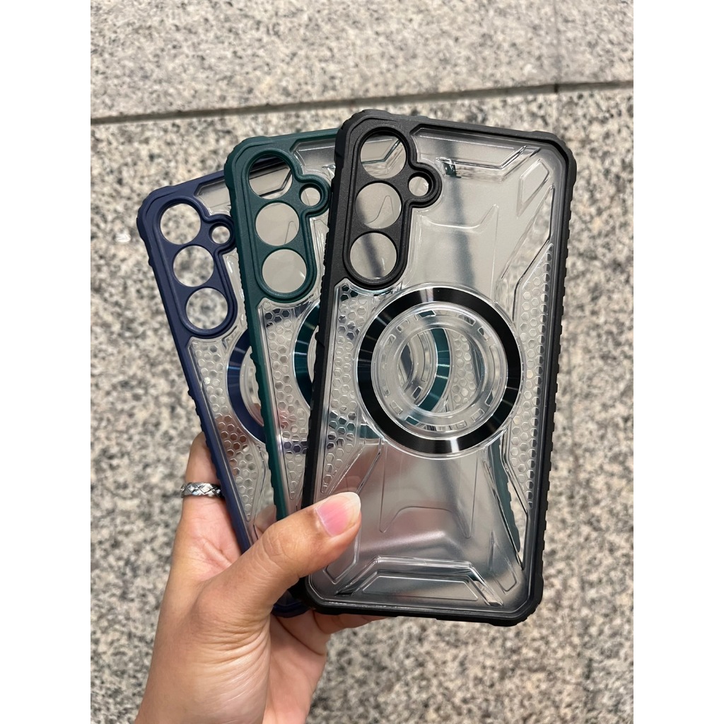 เคสมุมกันกระแทก ใช้สำหรับรุ่น ss S22Ultra S23Ultra S24Ultra S25 S25plus S25Ultra รองรับ อุปกรณ์การชา