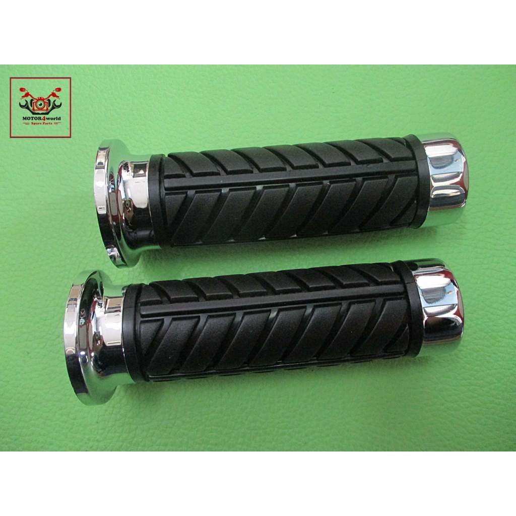 HONDA CB1000 ST1100B VF1000 VR1000 -- HANDLE GRIP "BLACK" // ปลอกแฮนด์ สีดำปลายปิด