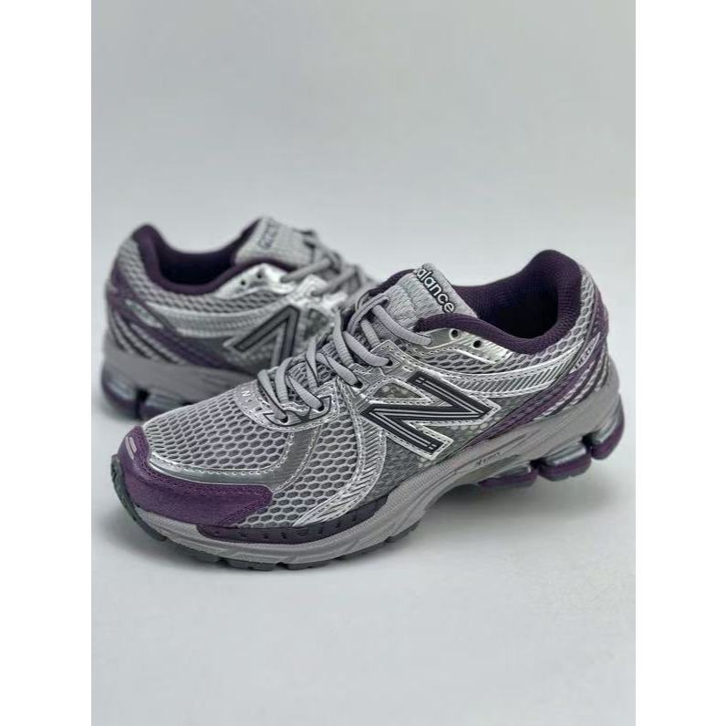 New Balance NB 860V2 รองเท้าวิ่งแบบ low-cut กันลื่นและทนต่อการสึกหรอ ML860PP2SJ