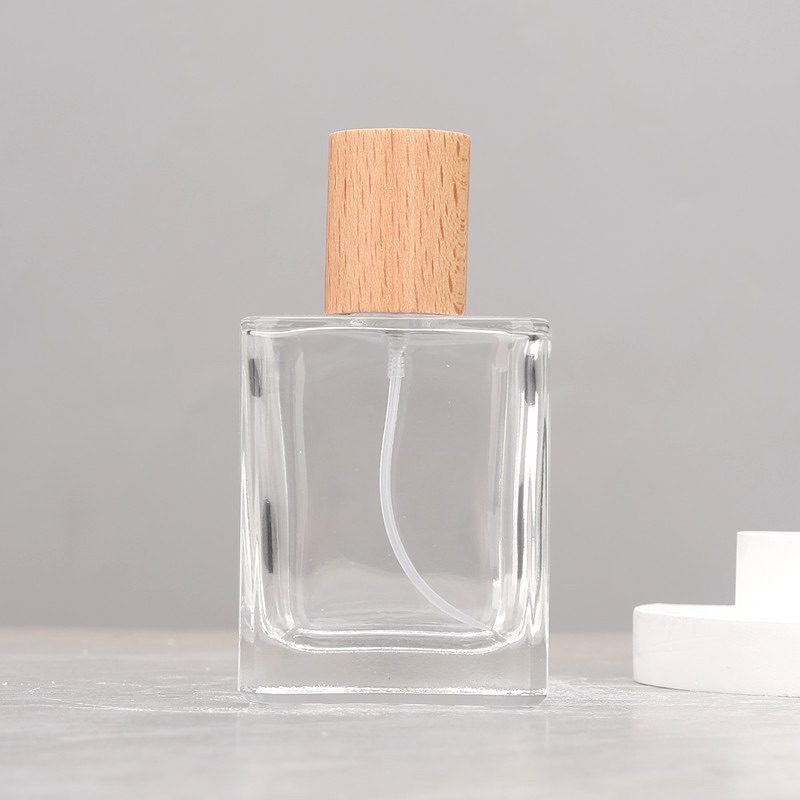 ขวดสเปรย์แก้ว ฝาไม้ ขวดวู้ดดี้ ฝาไม้ ขนาด 30 ML ขวดรีฟิล/ขวดแบ่งน้ำหอมพกพา/ใส่น้ำหอม
