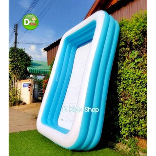 FP9💥สระ 3ชั้น ส่งไวมาก💥สระน้ำเป่าลม ขนาด 262*175*56 cm. สระว…