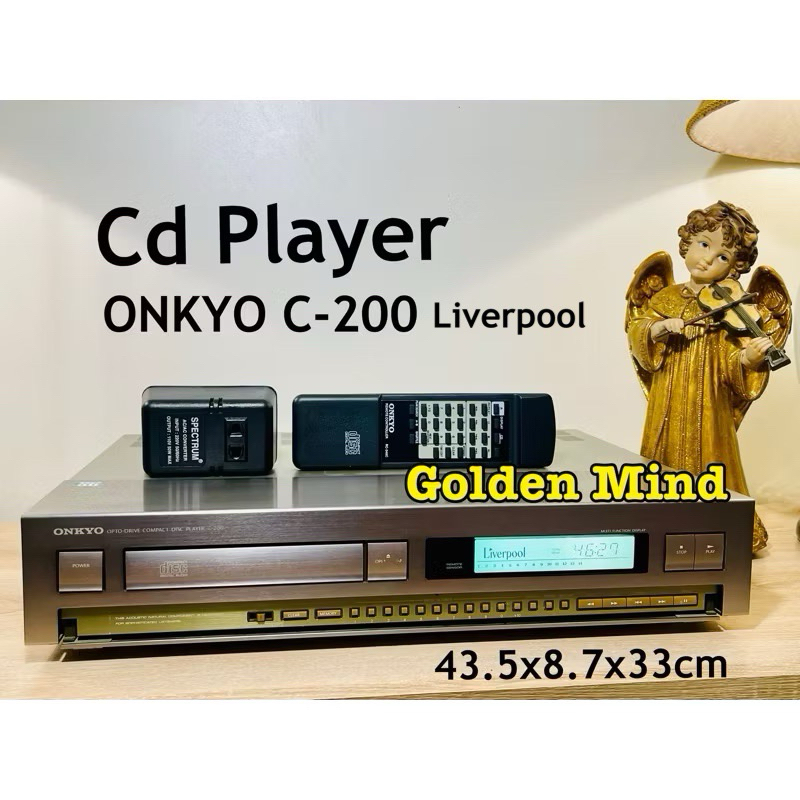 CD-01-100424 ONKYO C-200 Liverpool เครื่องเล่นซีดีมือสองจากประเทศญี่ปุ่น