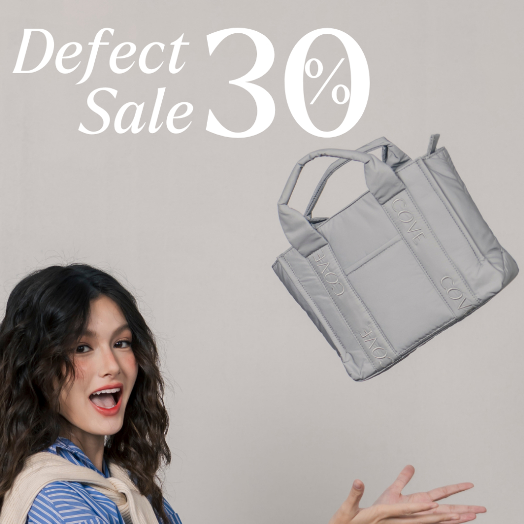 Puffer Mini Tote (Defect Sale - Up to 50%) กระเป๋าสะพายข้าง น้ำหนักเบา แมทช์ชุดง่าย สายสะพายนิ่ม สีส