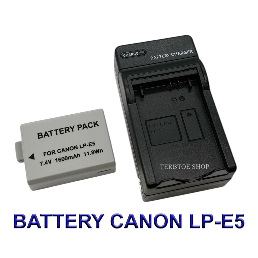 LP-E5 / LPE5 Battery and Charger For Canon EOS Rebel XSi,XS,T1i,450D,500D,1000D,Kiss F,KissX2,Kiss X3