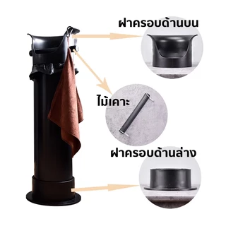 ถังเคาะกากกาแฟ ความจุขนาดใหญ่ 85*23 ซม. ถังเคาะกากกาแฟแนวตั้ง ถอดประกอบและทำความสะอาดได้ง่าย