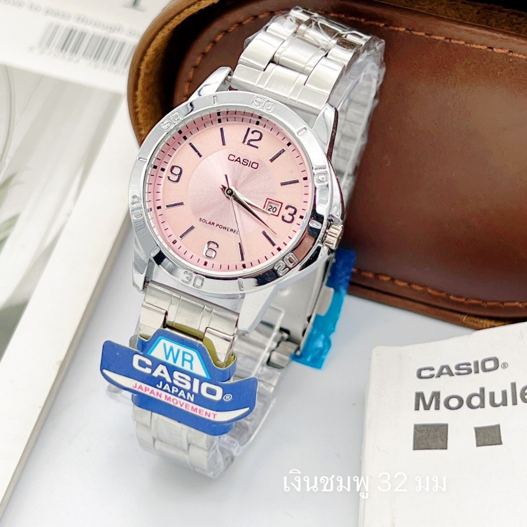 นาฬิกาข้อมือผู้หญิง CASIO วันที่ สวยมาก ตัดสายได้ พร้อมส่งจากไทย - รูปที่ 5