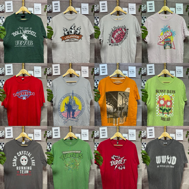(No2) เสื้อยืดมือสองUSA ไซส์M อก38-40 เสื้อยืดคัดเกรดAสภาพดี