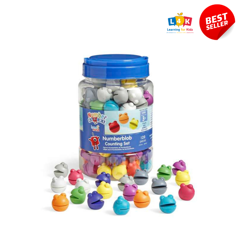 [อายุ 3+] ชุดเซตตัวนับจำนวนนัมเบอร์บล็อก ซีรีส์นัมเบอร์บล็อก (Numberblobs Counters) [Hand2Mind]
