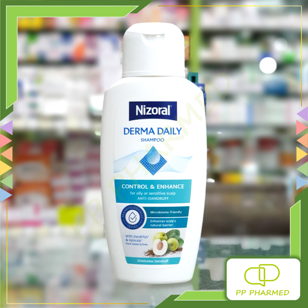 Nizoral แชมพู ขจัดรังแคและบำรุงหนังศีรษะ Derma Daily Shampoo 200ml