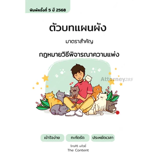 ตัวบทแผนผัง มาตราสำคัญ กฎหมาย วิ.แพ่ง, วิ.อาญา, แพ่ง, อาญา