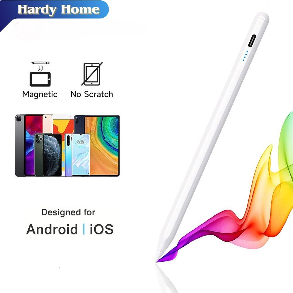 ปากกา Stylus สำหรับ iPad Android Windows วางมือ+แรเงาได้ iPad 2018-2024/Samsung S9/S8/Air/Pro/Mini โ