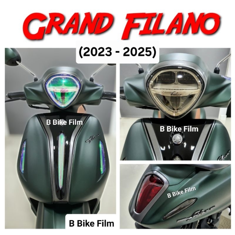 Grand Filano 2023-2025 ฟิล์มกันรอย ไฟหน้า/ไฟท้าย/ไฟเลี้ยว/ไฟหรี่