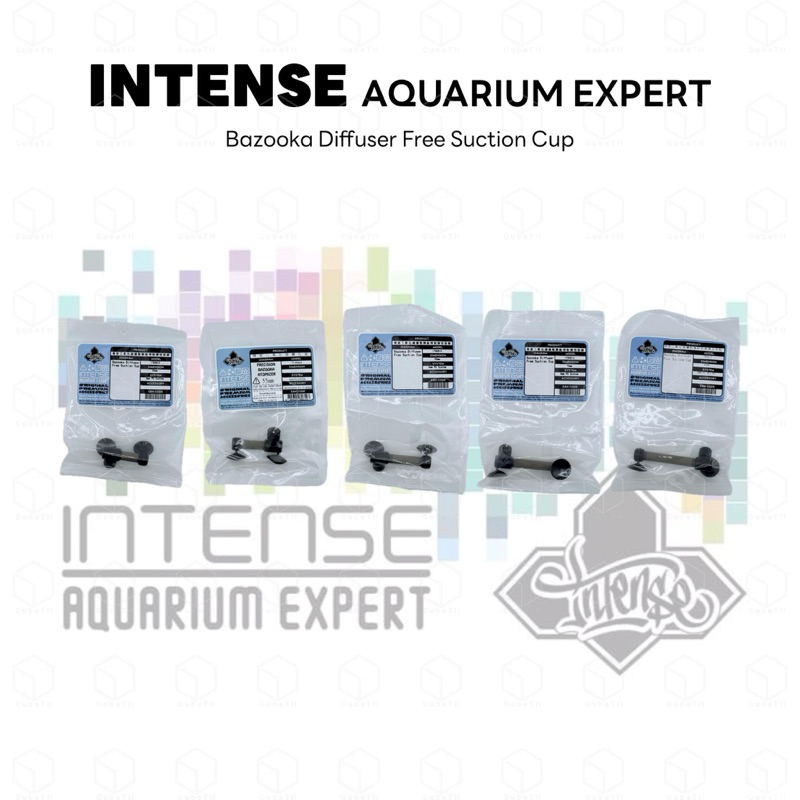 INTENSE AQUARIUM EXPERT Bazooka Diffuser Free Suction Cup หัวดิฟ Bazooka คุณภาพสูง ฟองละเอียด สำหรับ CO2