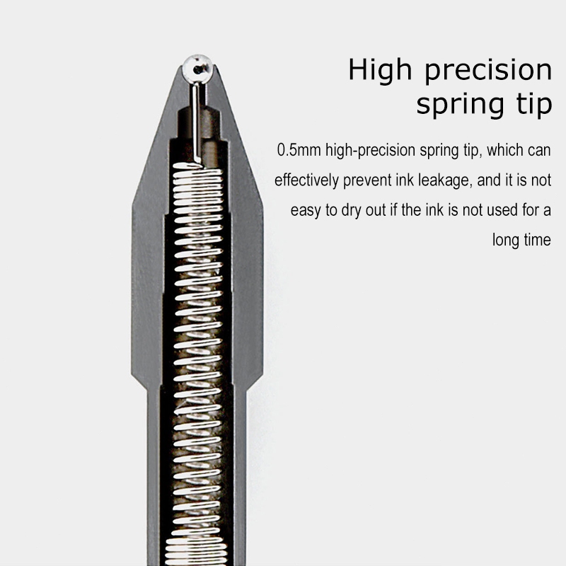 Xiaomi High-capacity Gel Pen 0.5mm (10-pack) ปากกาเจล เขียนลื่นๆ แห้งไว ไม่เลอะ  Mi gel pen 10pcs ปากกาหมึกเจล 0.5mm - รูปที่ 5