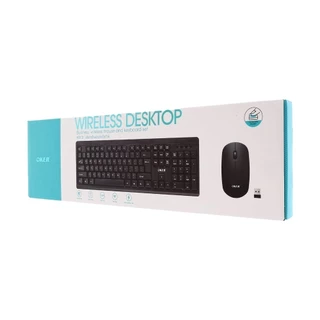 WIRELESS KEYBOARD (คีย์บอร์ด) OKER K-913 BLACK - A0166917