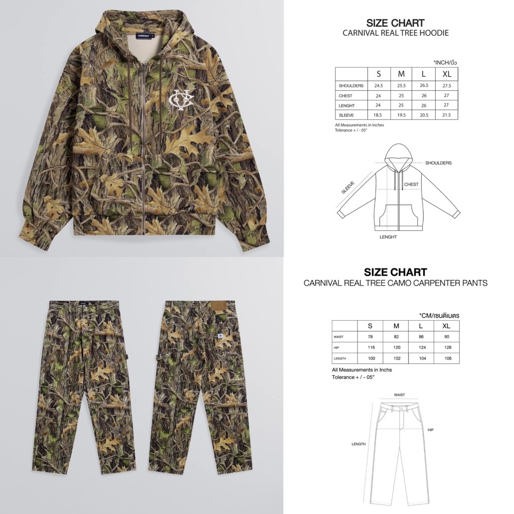 [ ของแท้ ] ฮูดดี้ และ กางเกงขายาว g CARNIVAL Spring Summer 2025 “Holiday in the sun” Collection Part.1 ของใหม่ พร้อมส่ง