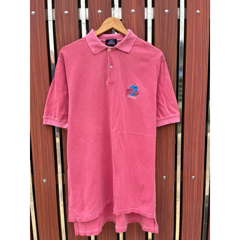 เสื้อ polo มือสอง planet Hollywood ของแท้