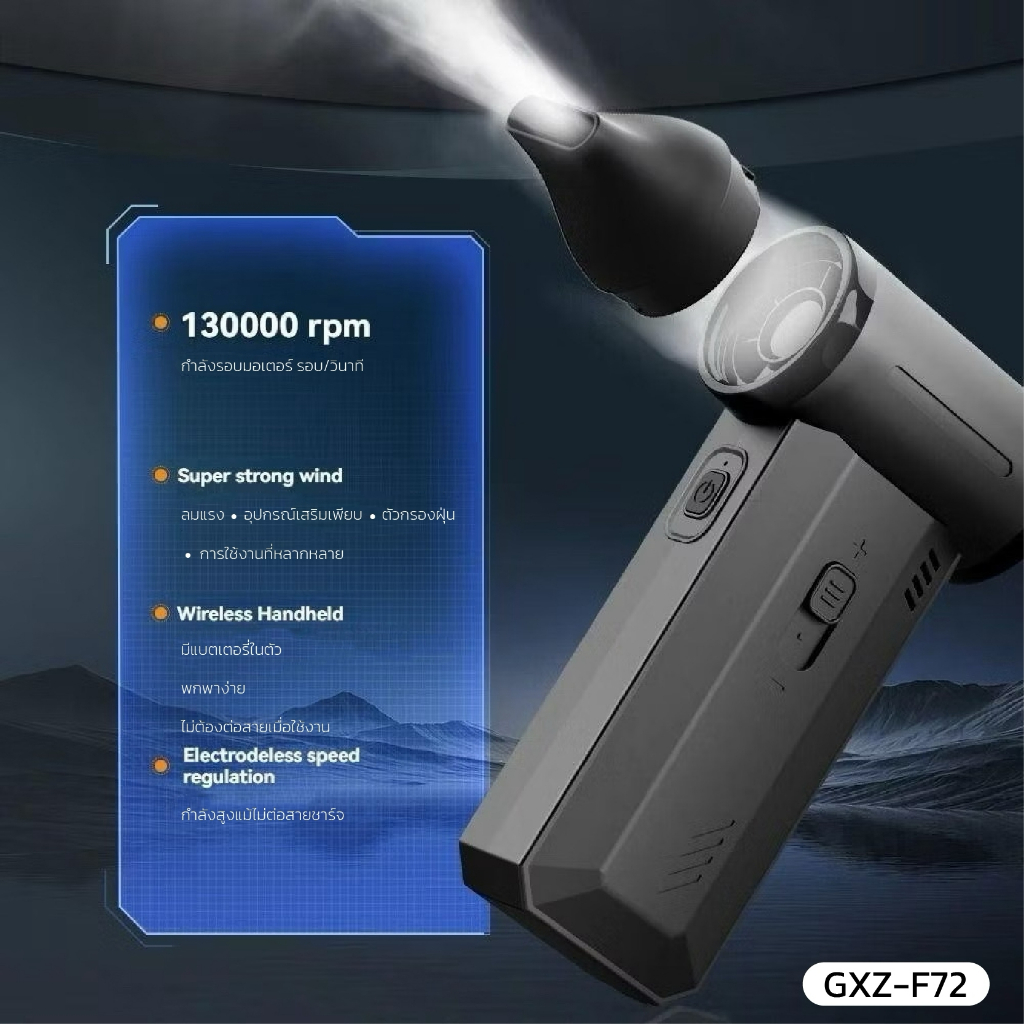 SG พัดลมอเนกประสงค์ Handheld fan รุ่น GXZ-F72