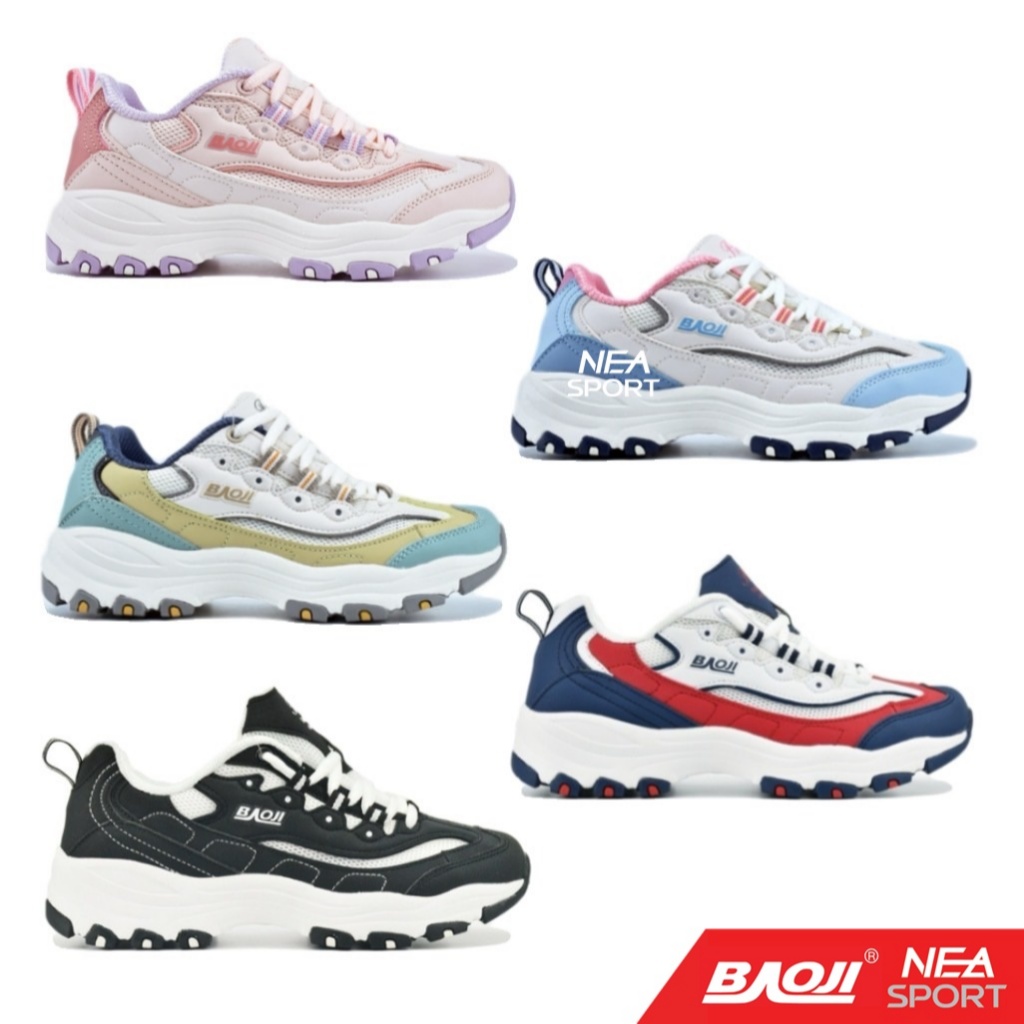 [ลด30% เก็บโค้ด 2509FASHDD] BAOJI 698 D'lites Passion รองเท้าผ้าใบ ผู้หญิง บาโอจิ ตัวเด็ด