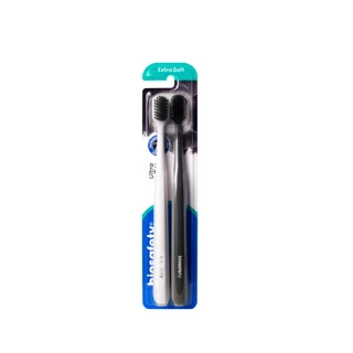 Biosafety แปรงสีฟัน ไบโอเซฟตี้ รุ่น Ultra Charcoal แพ็คคู่ (2 ด้าม)