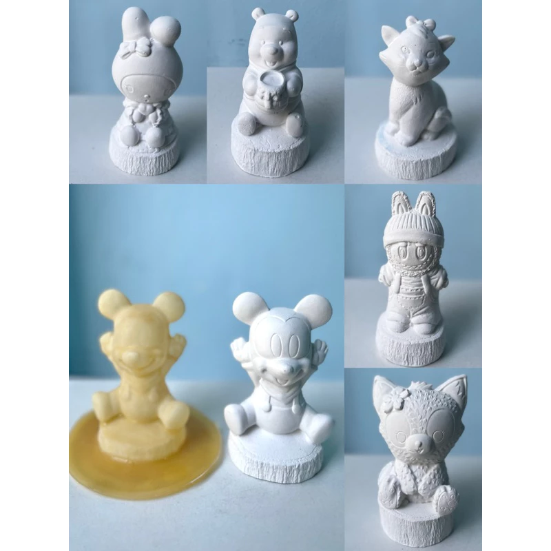 แม่พิมพ์ยางพาราสำหรับเทตุ๊กตาปูนปลาสเตอร์ขนาด ขนาด 4-6 inch