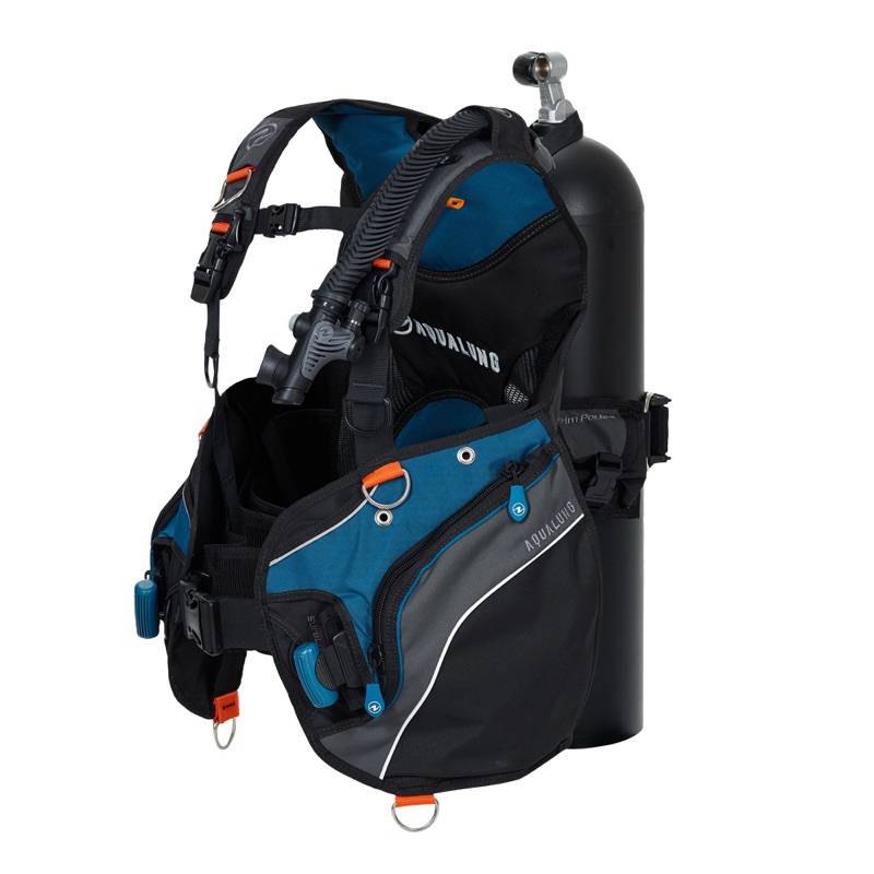 New AquaLung Pro HD BC อุปกรณ์ดำน้ำ SCUBA Diving BCD Black/Blue