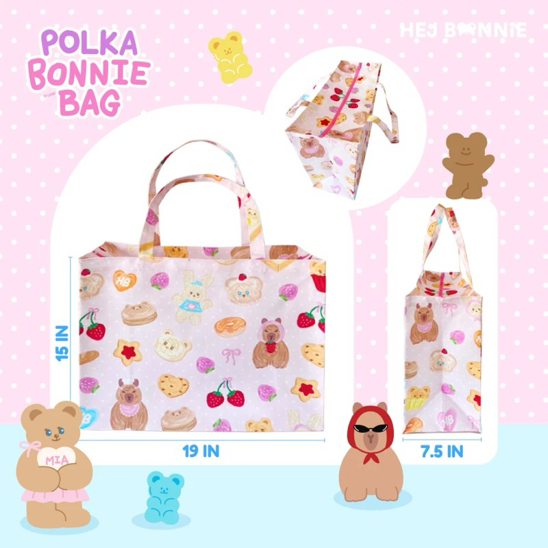 กระเป๋าเดอะแบก Hej Bonnie น้องไปไวมาก ด่วน! Polka Bonnie Bag l Hej Bonnie