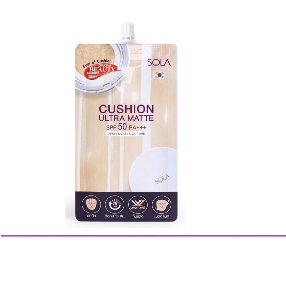 (แท้) Sola Cushion Ultra Matte SPF50 PA++++ 7g โซล่า คูชั่น อัลตร้า แมท