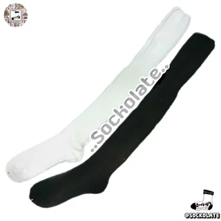 ถุงเท้ายาว สีขาว สีดำ ใส่กับชุดไทย โจงกระเบน ถุงเท้าราชปะแตน FreeSize Unisex