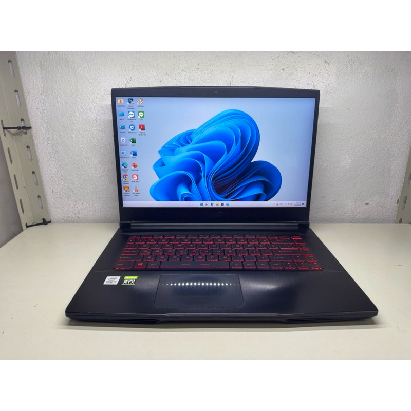 Notebook gaming msi แรงๆ i7 10750H 6/12 core 5.0Ghz ram 16gb vga rtx 3060 6gb จอ 15.6 144hz