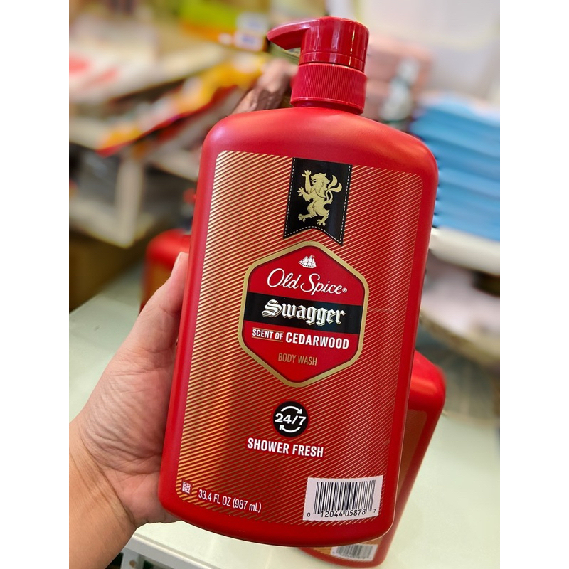 Old Spice Swagger Scent of Cedarwood Body Wash ขนาด 987ml.
