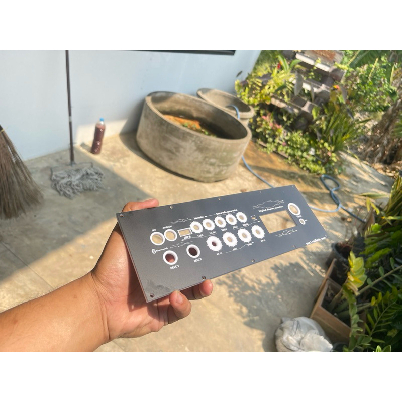 เพลทHT21 + 🎤ZK-amp ไม่ย้ายวอลุ่ม สามารถใส่ไฟล์LED ได้ขนาด260*60ครับออกแบบเป็นของตัวเอง🙏🏻🙏🏻🙏🏻