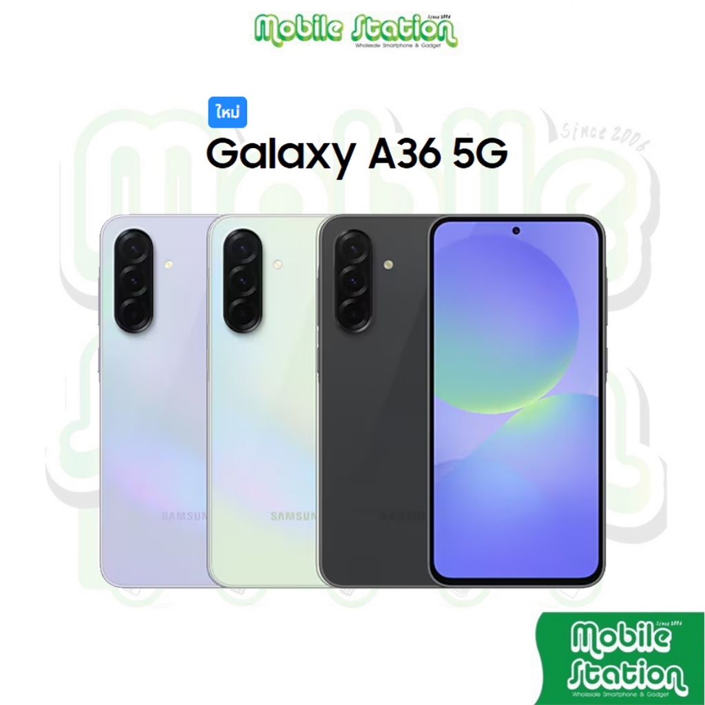 [Hot] Samsung Galaxy A36 5G Snap 6 Gen 3 | A56 5G Exynos 1580 สมาร์ทโฟนเกมมิ่ง ศูนย์ไทย MobileStatio