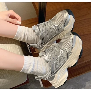 MARIAN มาใหม่ พร้อมส่งจากไทย รองเท้าผ้าใบผู้หญิงเสริมส้น5ซม NO.A0503