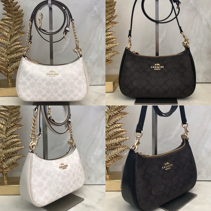 คป 🎀 (สด-ผ่อน) 9.5 นิ้ว CV933 CA548 CC323 Teri Shoulder Bag In Signature Canvas