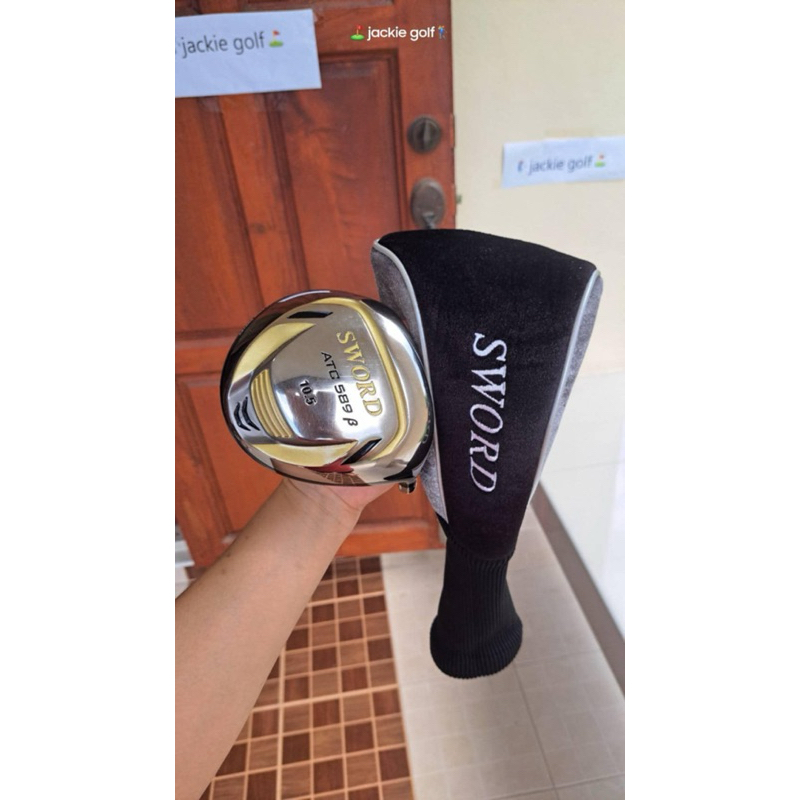 ไม้กอล์ฟ มือสองสภาพดี หัวDRIVER KATANA SWORD ATC 589 LOFT 10.5'