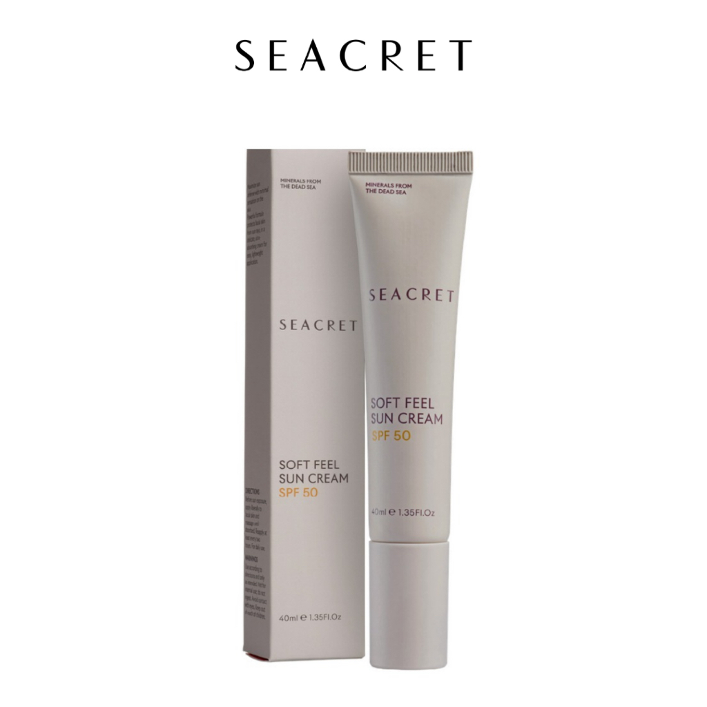 SEACRET Soft Feel Sun Cream SPF50 ครีมกันแดดหน้าบางเบา ไม่เหนียว อุดมแร่ธาตุ Dead Sea ป้องกัน UVA/UVB บำรุงชุ่มชื้น — صورة 4