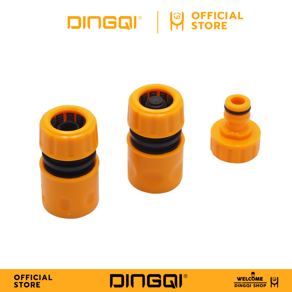 DINGQI ชุดข้อต่อสายยาง 3 ตัวชุด รุ่น 48003 ราคา ถูกที่สุด ดีลบีเคเค แกลเลอรีภาพที่ 5