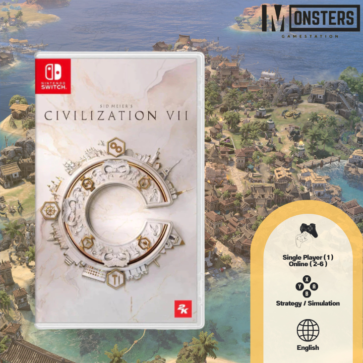 (สินค้าพร้อมส่ง) [Nintendo Switch] Civilization 7 [มือ1][โซน2]