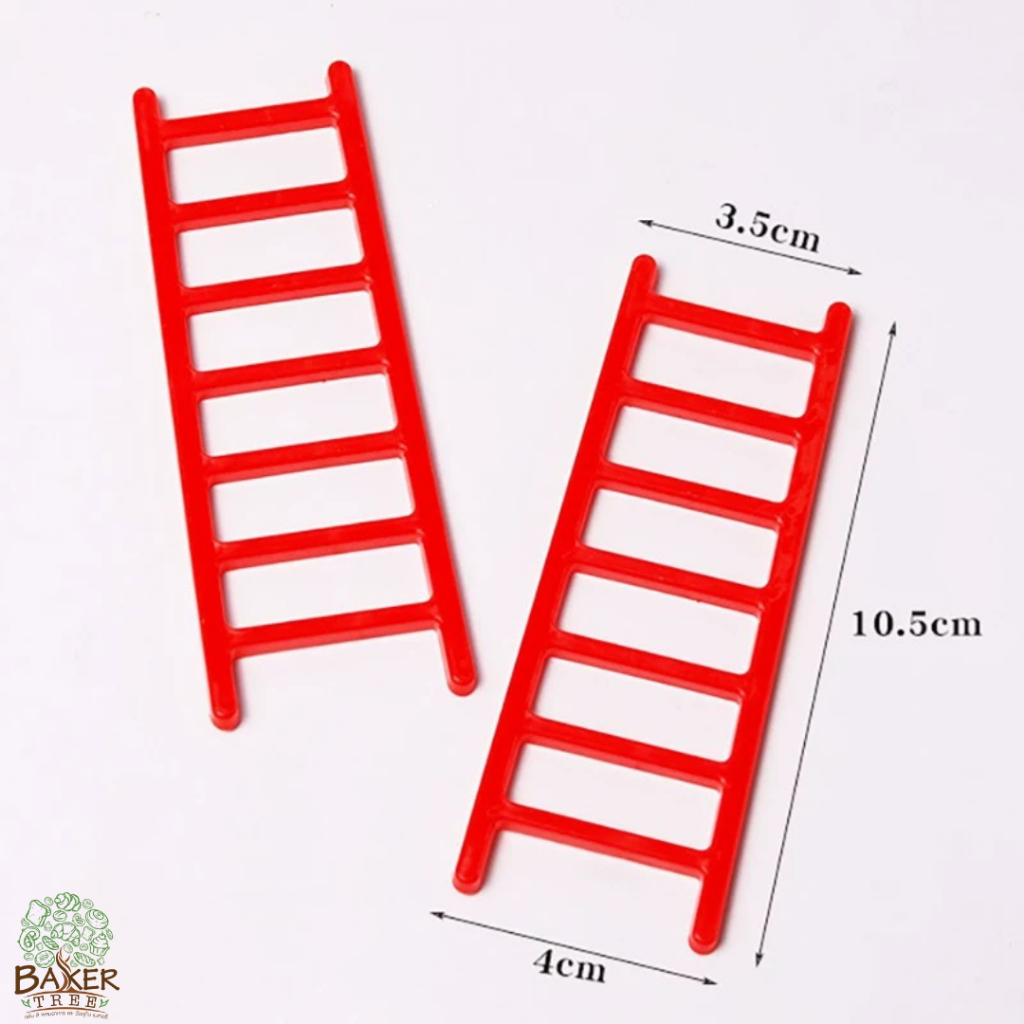 Baker Tree บันไดพลาสติก ตกแต่งเค้ก บันไดตกแต่งเค้กวันเกิด โมเดลบันได - รูปที่ 2
